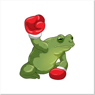 Frog Boxer Boxing gloves Posters and Art